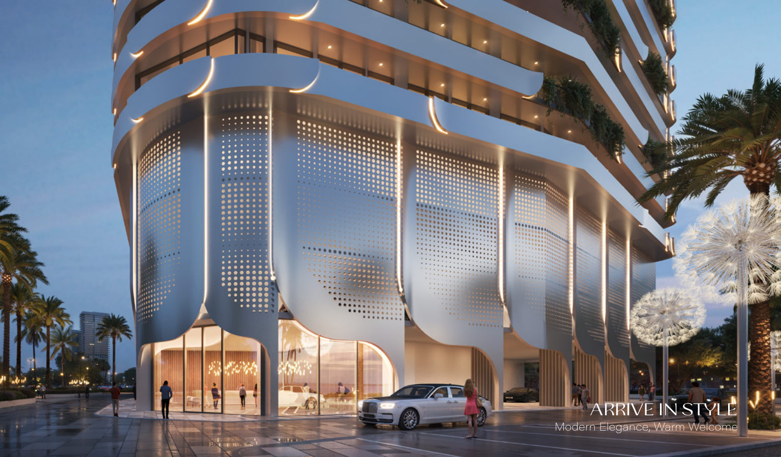 Off-plan apartments with a sky beach in Dubailand